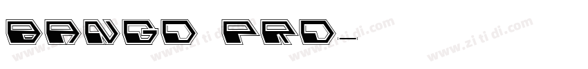 BANGO PRO字体转换